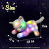 Hopearl LED Plush Cat with 3 Baby Kittens, Stuffed Animal Playset Night Lights Glow in The Dark for Kids.