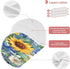 YETTASBIN Sunflower Muslin Baby Burp Cloth, Super Soft Absorbent Cotton Burp Rag Baby Bibs Feeding Cloth for Newborn