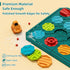 STEM Board Games Educational Learning Toys, Logical Road Builder Puzzles, Brain Teasers for Kids Ages 3-8, Super Large