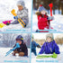 Holady 4PCS Large Size Snowball Maker Clip,Snowball Maker Tool with Handle for Snow Ball Fights, Snow Toys Kids Winter