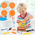 Set,MAGIC4U 52PCS Set 3-8 Kids Tool Toddler Tool with Electric Drill Toy & Kids Tape Measure, Pretend Play Construction