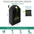 47" 24" 15" reperkid Large Stroller Bag for Airplane Travel, Black & Green, H x W x D, Fits Most Large, Single, Double