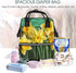KHIRY Backpack American1 Mummy Backpack Diaper Bag Nappy Baby Bag Native Multifunction Changing Bags for Travel, Yellow