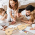 Syhood 24 Pcs DIY Wood Guitar Cutouts for Kids - Bamboo Musical Instrument for Crafts Class and Birthday Parties
