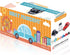 Berry President 1967 Classic Beetle Bug Vintage Diecast Metal Pull Back Car Model Toy (Beige) for Kids/Gift