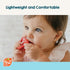 3M+ RaZbaby Soft Silicone Infant & Baby Teether Toy Massaging Bristles Teething Relief Pacifier - Soothes Sore Gums