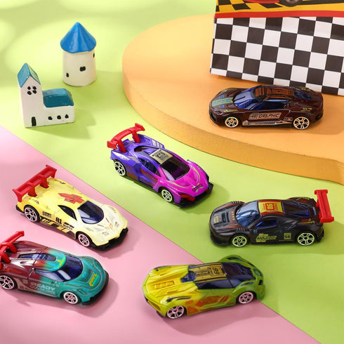 6 4-8 HyDren Pcs Color Changing Cars Bath Toys for Kids Vehicles in Water Goodie Bags Fillers Sensory Toys Bathtub Race