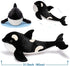 31.5Inch MorisMos Orca Stuffed Animal, Realistic Stuffed Orca Plush Toy, Soft Killer Whale Stuffed Animal Toy Sea