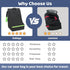 Sublaga 600D 2pcs Car Seat Bags For Airplane Travel, Thickening Oxford Cloth Durable Car Seat Travel Bag For Air Travel