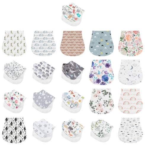 Qsvbeeqj Upgraded Burp Cloths Baby Ultra-Absorbent Burping Cloth Clothes Newborn Towel Milk Spit Up Rag Birthday