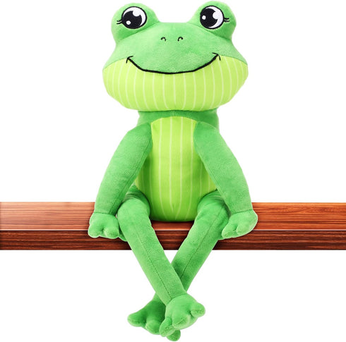 Frog Stuffed Animal Plush Toy, Soft Cuddly Green Frog (17 Inch) for Home Decor