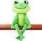 Frog Stuffed Animal Plush Toy, Soft Cuddly Green Frog (17 Inch) for Home Decor