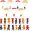 40PCS Parachute Toy - Mini Paratroopers for Kids Ages 3-9 - Outdoor Flying Toys for Parties