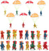 40PCS Parachute Toy - Mini Paratroopers for Kids Ages 3-9 - Outdoor Flying Toys for Parties