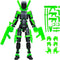 (Assembly Completed) 5.5 Inch 3D Printed T13 Action Figure with Multiple Accessories, Multi-Jointed Movable Black Dummy