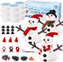 BANBBUR 9Pack Build a Snowman Kit, Snowman Crafts for Kids, DIY Christmas Stocking Stuffers