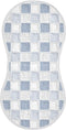 decor gift Cotton Burp Cloths Muslin Breathable Blue Checkered Pattern spit up Rags for