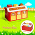 Quliwise 1 12-18 Interactive Pop up Farm Animal Toys with Music & Light & Piano, Montessori Cause and Effect Toys
