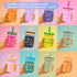 12 oz 4 Packs Sursip Toddler Glass Sippy Cups, Kids Baby Spill-Proof Water Tumbler with Straw and Lids, Smoothie Snack