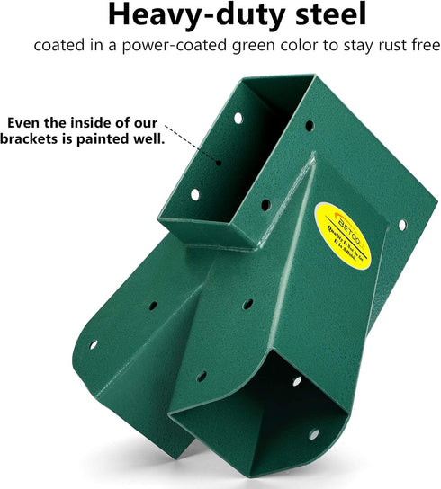 Set BETOOLL Swing Bracket with All Mounting Hardware Middle Bracket