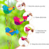 6 Pack 3D Fennoral Bird Wind Chime Craft Kit for Kids Make You Own Birds Wind Chimes Ornament Wooden Arts and Crafts