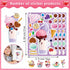 24 Summer Sheets Make-a-face Stickers, Make Your Own Ice Cream Mix and Match Sticker Sheets DIY Ice Cream Stickers