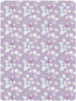 miaozhen 1 Pack 52x28 Cotton Baby Crib Sheets Comfy Breathable Slow Style Strawberry Lavender Crib Mattress Sheet