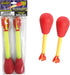 Stomp Rocket Ultra LED Rocket Refills, 2 Rockets - Replacement Foam-Tipped Rockets for Kids