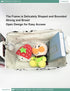 FANKANG Storage Basket, Nursery Hamper Canvas Laundry Basket, Foldable with Waterproof Coating (L, Rec-cows)