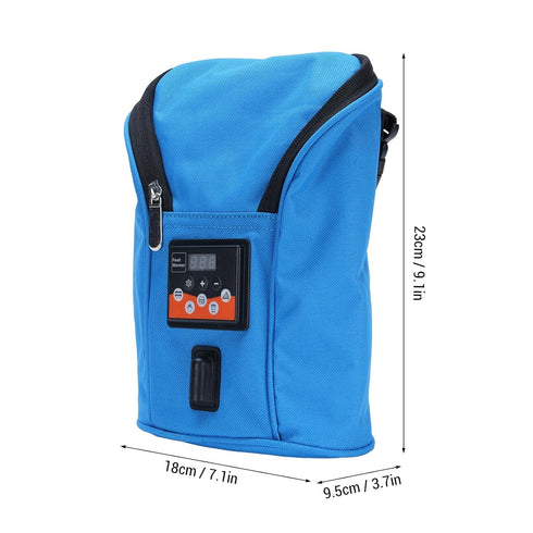 Zunate Baby Bottle Warmer Bag with Adjustable Temperature Control, Portable USB Milk Heating Sleeve for Car Travel