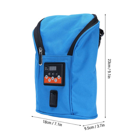 DC12V 3.8L Portable Car Baby Bottle Warmer with Adjustable Temperature Control, Rapid Heating, Bottle Storage Bag