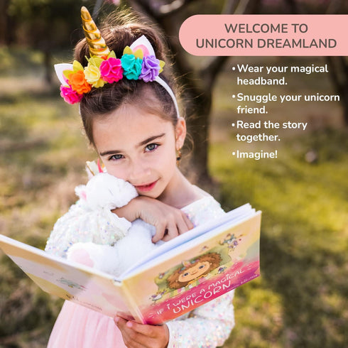 Tickle & Main Magical Unicorn Gift Set – 3-Piece Unicorn Stuffed Animal for Girls