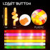HAMIMOS 48 PCS Light Up Pop Tubes Glow Sticks, Christmas Halloween Light Toys Party Decorations Supplies Favors