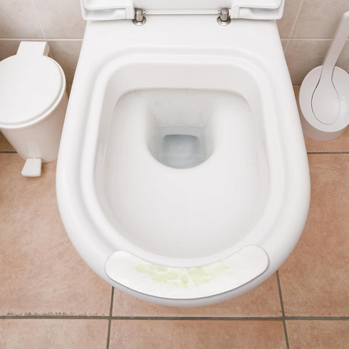 JuGeoZhi 7pcs Toilet Splash Guard - Pee Guard Pad for Toilet Seat Potty Training Mat for Kids Boys Adult Men