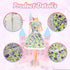 25 PCS Doll Clothes for 11.5 inch Girl Doll Including 3 Flower Dress 2 Seqien Dress 3 Casual Wear 2 Fashion Dress 2 Swimwear 10 Pair of Shoes Birthday for Girls Style in Random