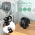 Momcozy 8000mAh 27H 4 360Rotate 2 Portable Stroller Fan | Ultra-long Battery Life | Detachable Speed | Modes LED Night