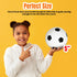 Bounce New Soft Sports Balls for Toddlers - Set of 3 Mini PVC Balls; Basketball, Football, Soccer - Outdoor Playground