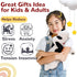 meowtastic Black & White Dog Weighted Stuffed Animals, 22 Inch 4.5 Pounds Plush Dog Stuffed Animals