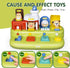 Yalujumb 1 1-3, 1 Interactive Pop Farm Animal Up Toys With Music Sounds,Cause and Effect Pop Up Toy for year
