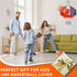 Sosation 2 Pcs Mini Basketball Hoop with 4 Basketballs, Sticky Hook, Indoor No Drilling Decompress Game for Kids