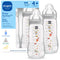 MAM Easy Active Baby Bottle 2 Pack, 11oz, BPA Free, Fast Flow
