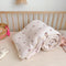 BuLuTu 1 Piece Baby Toddler Muslin Quilt Blanket 47x59 Inches, Crib Comforter