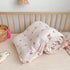 BuLuTu 1 Piece Baby Toddler Muslin Quilt Blanket 47x59 Inches, Crib Comforter