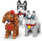 Vilbocr Micro Mini Blocks DogCute Animal Building BlocksPet Micro Mini Building Blocks3D Puzzle