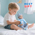 13 17-22 Inches PEDOLLTREE Reborn Baby Dolls Clothes Boy Blue Dog Outfit Accessories Pcs for Reborn Doll Newborn Boy