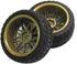 12mm Hub Wheel Rims Rubber Tires for RC 1/10 on-Road Touring Racing Car (4pcs)