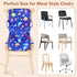 Toddler Booster Seat for Kitchen Chair, Non-Slip Bottom Dining Table Booster Seat with Backrest and Adjustable Straps