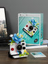 Sacblirr Ice Blue Film Cute Flower Camera Series Mini Building Toy Bricks Micro Blocks Kit Miniature Toys Ideal
