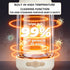 Kseyzhpa 95F -131F,17 OZ Portable Bottle Warmer for Travel, Fast Heating Milk Warmer On The Go,Temp Control Water