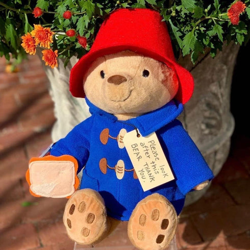 YOTTOY Classic Seated Paddington Bear Soft Stuffed Plush Toy - 12" H from Paddington Bear Collection